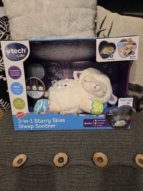 VTech Baby 3-in-1 Starry Skies Sheep Soother - White Plush